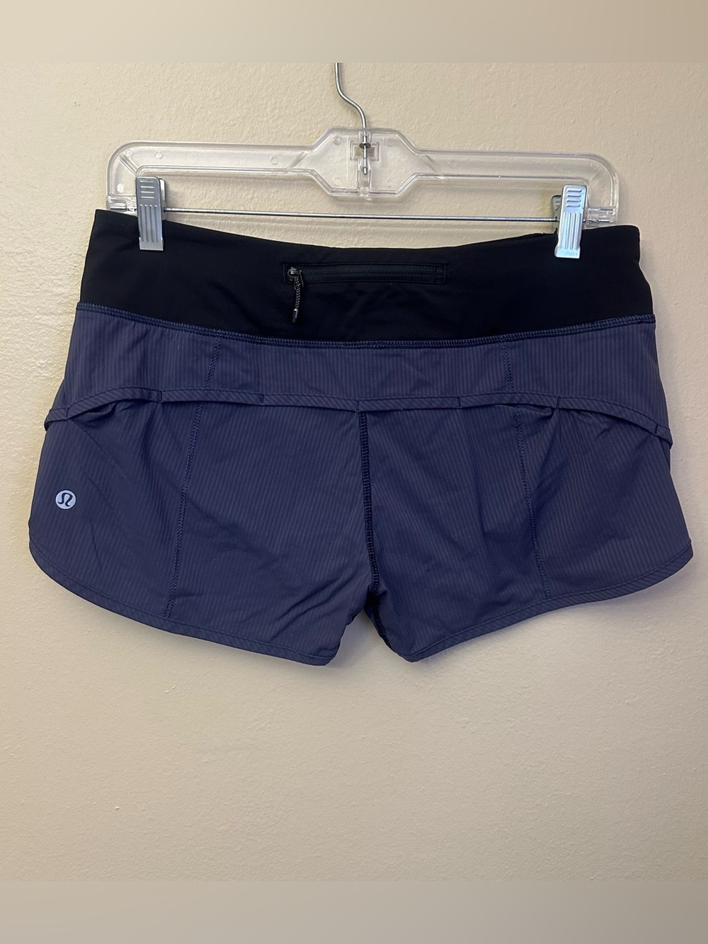 Navy Lululemon Speed Up Shorts